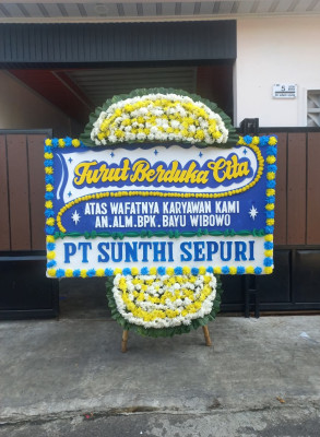 Papan Bunga Duka di Panakkukang